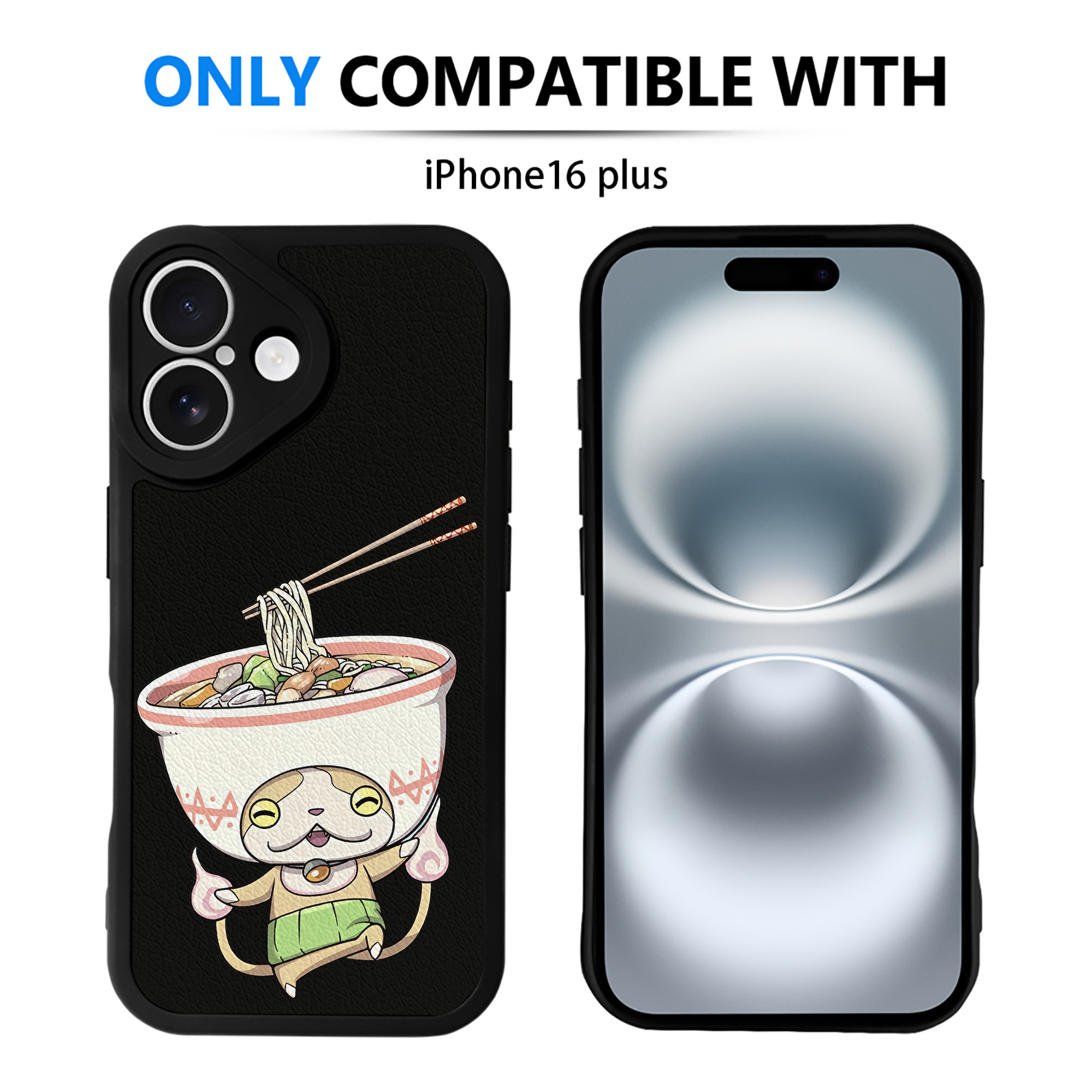 （画像用） 妖怪ウォッチ Yo-kai Watch 【iPhone 16シリーズ対応】シリコンスマホケース（レザー調） 材質：シリコン